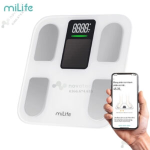 Cân điện tử Xiaomi Milife S40 – phân tích 23 chi số sức khỏe