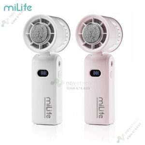 Quạt cầm tay mini Milife F3P có sò lạnh, 100 cấp độ gió